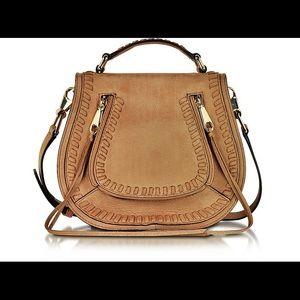 Rebecca Minkoff Camel Leather Saddle  Bag